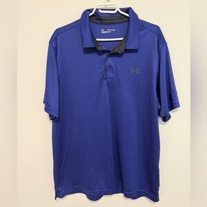 Under Armour Purple Polo with Black Trim